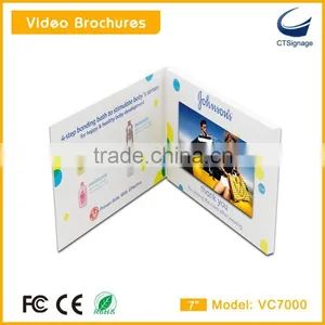 7 Inch Tft Lcd Screen Sexy Video Books Booklets Brochures Business Cards Displays Vc7000 thumbnail-1