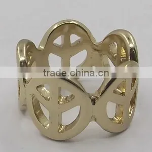 Metal Ring Personalized Ring Hollow Metal Ring Fashion Jewelry thumbnail-1