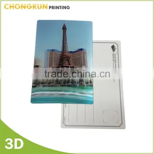 Factory Supply Cheap Tourist Souvenir Gift Card, Custom Souvenir Items,Printed Souvenir 3D Postcard thumbnail-1