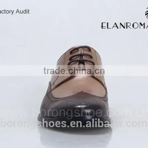 Leather Mens Brogue Shoes From Guangzhou China OEM Manufacture Dress Shoe thumbnail-4