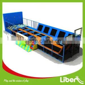 Matching Excited Basketball Hoop Rectangle Kids Trampoline Bed thumbnail-1
