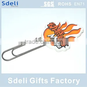 Customized Office Supply School Supply 3D Soft Pvc Promotional Bookmark thumbnail-1