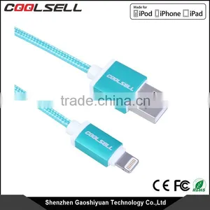 MFi Certified Original MFI Cable Nylon Braided 8 Pin Usb Cable for Iphone Accessory thumbnail-4