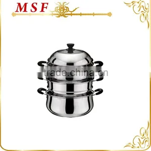 MSF-3432 2 Layers Stainless Steel Steamer Set Food Steamer thumbnail-5