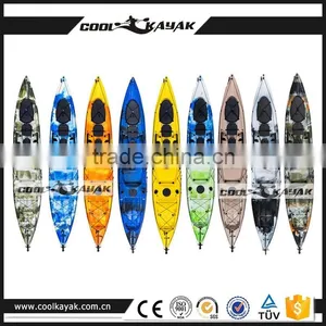 Single Fishing Canoe With Rudder System Paddle Rowing Kayak Quality Choice thumbnail-6