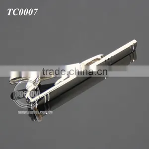 Gentleman Silver Simple Necktie Tie Clip Bar Pin Practical Men Style Metal Blank Tie Clip Hardware thumbnail-2