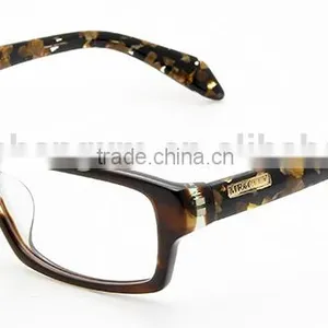 Acetate Optical Eyeglasses for Men With Multi Colorful Marble Grain Tortoise thumbnail-2