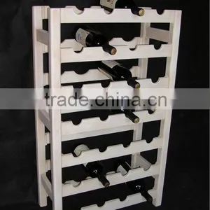 Classic Decorative Wood Wine Shelf for Living Room thumbnail-1