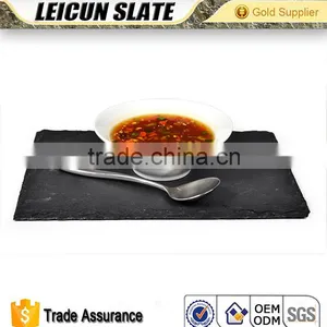 Black Good Quality Food Slate Plate for Resturante thumbnail-3