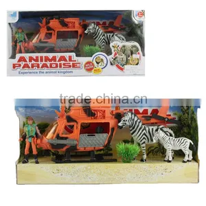 Wholesale PVC Animal Toy Set for Kids Zebra thumbnail-1