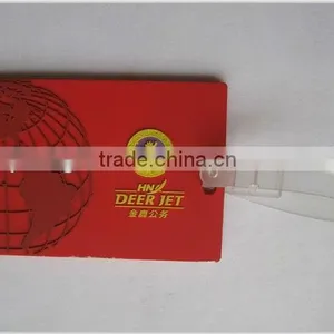 Personalized Design Rectangle Red Deer 2d Flat Pvc Luggage Tag thumbnail-1