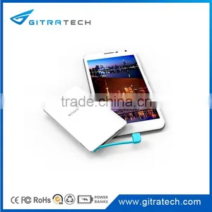 Ultra Slim 2500mAh Credit Card Power Bank With Large Logo Printing Area thumbnail-3