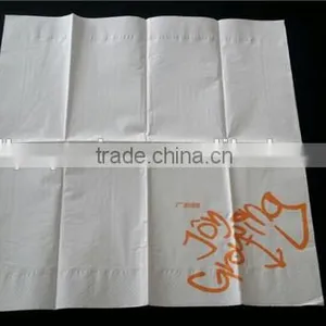 White Dinner Napkins 40x40cm 3ply 1/8fold thumbnail-1