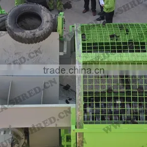 Automatic Hot Sale High Quality Waste Tire Shredding Machine thumbnail-4