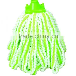 Round Head Floor Microfiber Mop Head thumbnail-1