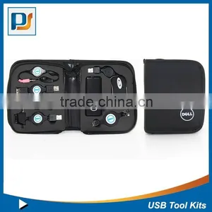 USB LAPTOP / PC Accessory Travel Kit in Zip Case, Accessory IT Travel Kit, Laptop Accessory Compact Gift Set thumbnail-3
