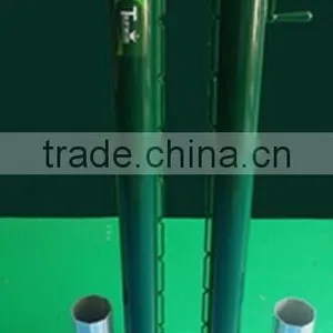 International Standard Aluminum Round Shape Straight Inserted Tennis Uprights Post thumbnail-1