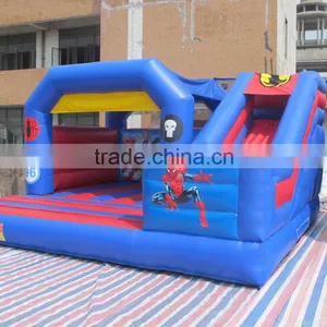 New Design Inflatable Combo Kids Games, Spider Man Bounce Slide for Kids thumbnail-3