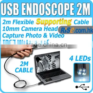 USB Snake Scope Waterproof Photo Video Endoscope Inspection Camera Borescope thumbnail-1