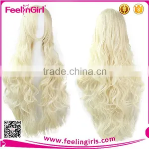 Bulk Blonde Curly Wigs Human Hair Kinky Curly Weave thumbnail-6