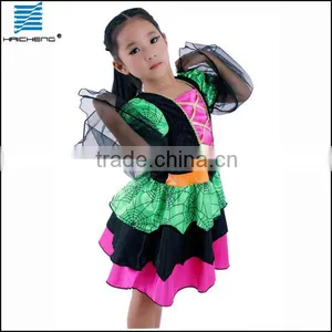 Halloween Carnival Girls Spider Witch Costume for Party thumbnail-3