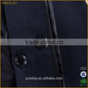 High Quality Custom Winter Long Padded Jakcet Military Security Uniform Overcoat thumbnail-4