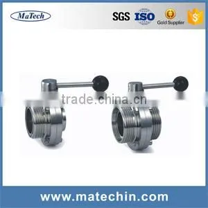OEM Precision 4 Inch Manufacturer Stainless Steel Wafer Butterfly Valve thumbnail-1