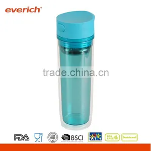 Everich Double Wall Tritan Bottle With ss Infuser and Press Lid thumbnail-3