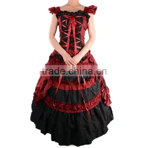 2016 Mixed Color Luxury Victorian Gown Dress Costume Renaissance Costume Fancy Lolita Dress Costume thumbnail-3