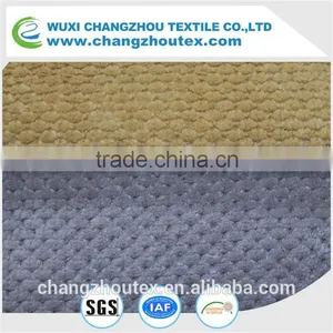 88%POLYESTER12%NYLON KNITTED FABRICWITH DIAMOND PATTERN PILES thumbnail-1