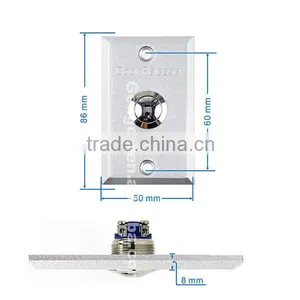 ACCESS CONTROL 12V DOOR OPEN ALUMINUM ALLOY SWITCH thumbnail-6