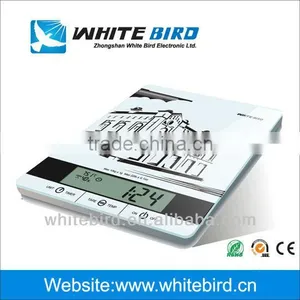 5kg/1g LCD Tempered Glass Food Weight Measure Kitchen Scale thumbnail-1