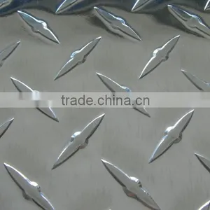 Aluminum Tread Plate 1100 1050 1060 Embossed Aluminum Sheet thumbnail-5