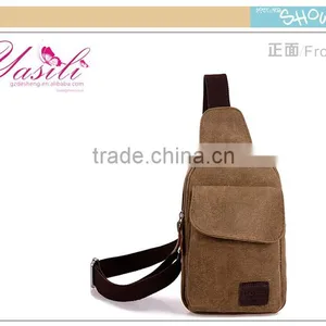 Canvas Travel Shoulder Bag Customized Fashionable Canvas Bag Cotton Canvas Shoulder Bag thumbnail-2