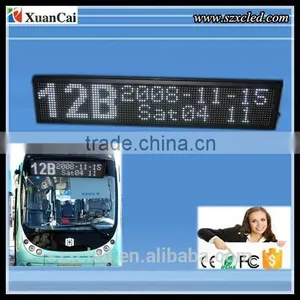 Led Bus Display White Color P7.62 16*96 Bus Sign thumbnail-2