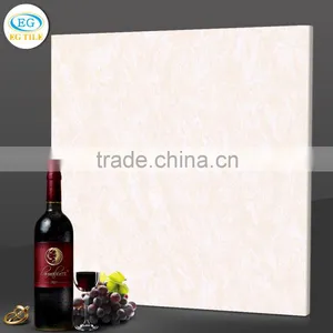 24"x24" 60x60 China Ivory White Polished Bathroom Design Ceramic Floor Tile thumbnail-2