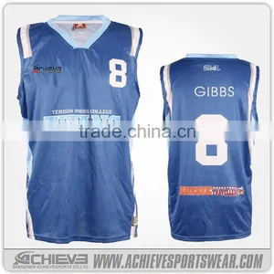 Wholesale Customized Sublimated Top Quality Comfortable Basketball Jersy thumbnail-2