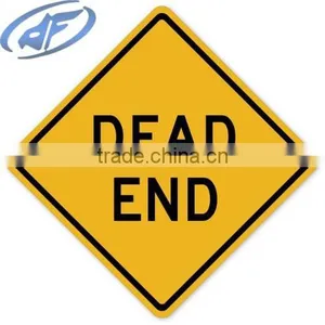 Highway Traffic Supply Stop Sign Engineer Grade Reflective "dead End" Traffic Sign Board thumbnail-1