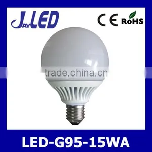 Aluminum Body High Power E27 Led G95 Bulb 15W thumbnail-1