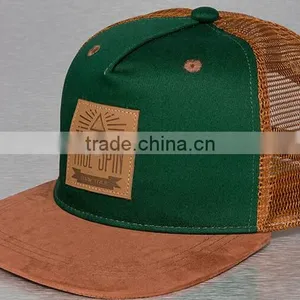 Flat Brim Vintage Foam and Mesh Kids Trucker Cap,embroidery Patch Trucker Cap thumbnail-1