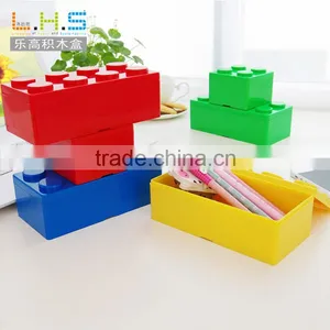 Multi-function Novelty Design Building Blocks Toy Storage Box Plastic thumbnail-1