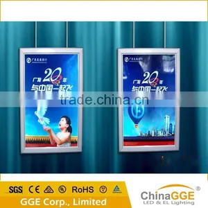 Durable Acrylic Illuminated Wall Hanging LED Sign / Snap Aluminum Light Boxes thumbnail-2