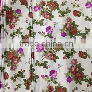 73%cotton 21%polyester 6%spandex Flowery Print Knit Fabric thumbnail-1