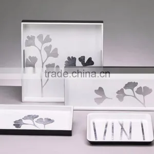 High Quality Best Selling Lacquer Designed Serving Tray Table thumbnail-1
