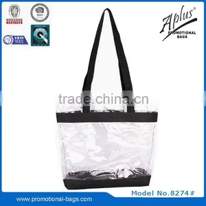 2015 Portable Plastic Transparent PVC Handbag Tote Bag thumbnail-6
