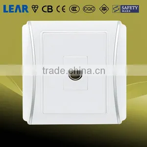 N6 Series Wall Switch 13A 1 Gang TV Socket thumbnail-1