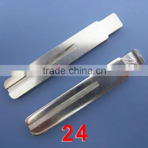 High Quality Volvo Remote Key Blade 24# Car Key Blade thumbnail-1