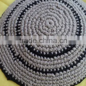 100% Hand-made Cotton Kippah & Caps / Muslim Kippah Kippot Yarmeulke Factory Supplier thumbnail-2
