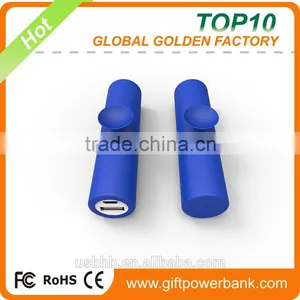 Unique Design Cylinder Silicon Sucker Battery Power Bank thumbnail-4