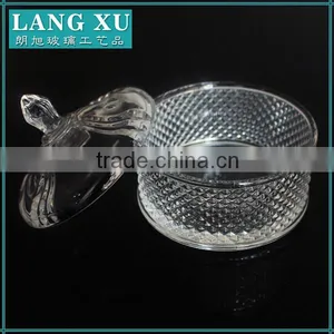 Hand Made Wholesale Glass Office Candy Bowl With Cover Quality Choice thumbnail-4